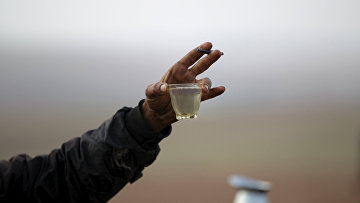 Нефтеперерабатывающее предприятие «Исламского государства» в городе Марчмарина в провинции Идлиб