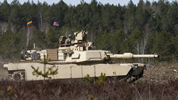 ������������ ������� �� ����� M1A2 Abrams �� ����� ������ � �������, �����