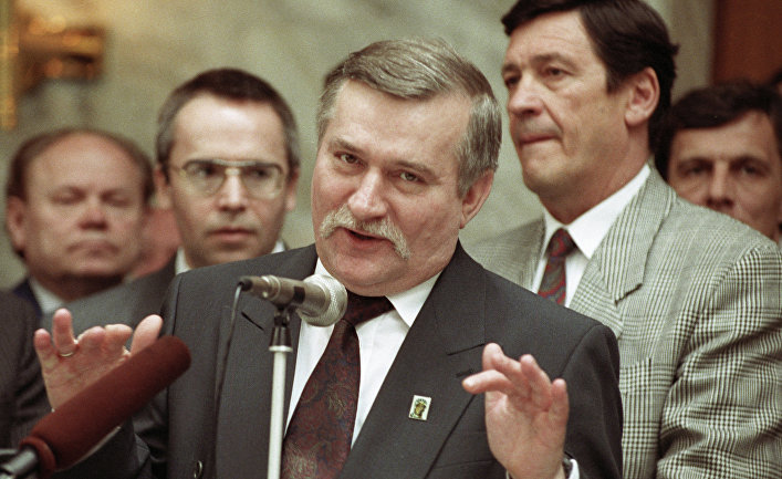 Президент Польши Лех Валенса