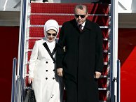 Президент Турции Тайип Эрдоган и его жена прибыли в Вашингтон