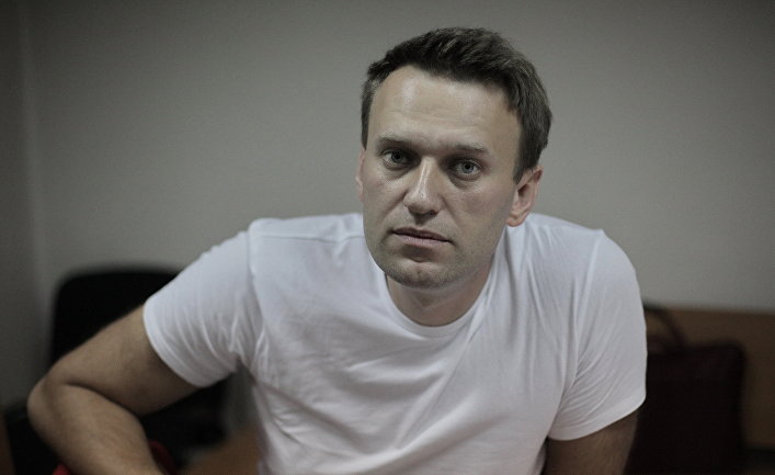 Оппозиционер Алексей Навальный