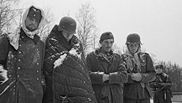 Пленные немцы под Москвой, декабрь 1941 года