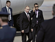 Президент России Владимир Путин в аэропорту Афин