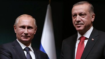Встреча Владимира Путина и Реджепа Тайипа Эрдогана в Анкаре
