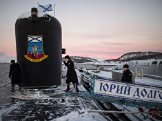 Атомная подводная лодка «Юрий Долгорукий» Северного флота ВМФ России