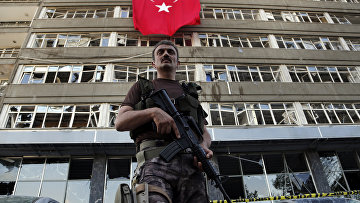 База спецназа в Анкаре, атакованная во время попытки переворота
