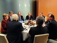 Встреча лидеров стран «нормандской четверки» в Берлине