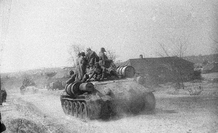 Танки 64-ой армии на подступах в Сталинграду