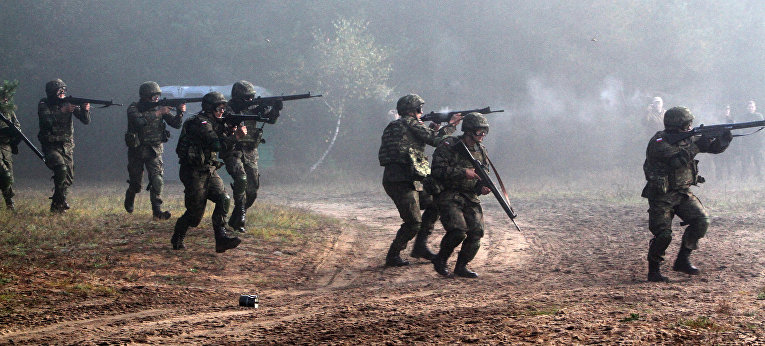 Военные учения литовских, польских и украинских войск «Кленовая Арка-2012»