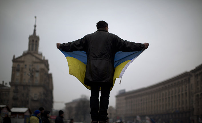 Протесты на площади Независимости в Киеве