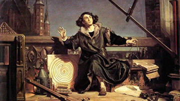 Ян Матейко «Коперник. Беседа с Богом», 1873 год