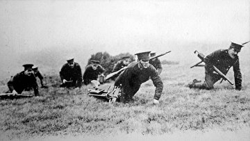Британские солдаты во время Первой мировой войны