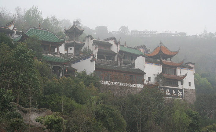 Буддистский храм Чжан Фэй в Китае