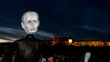 Карнавал в Праге, посвященный 26-й годовщине «бархатной революции»
