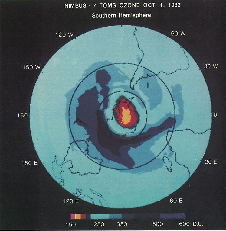 Гигантская дыра в озоновом слое Земли